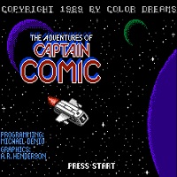 Титульный экран из Adventures of Captain Comic