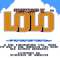 Титульный экран из Adventures of Lolo