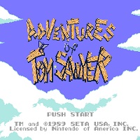 Титульный экран из Adventures of Tom Sawyer