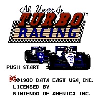 Титульный экран из Al Unser Jr. Turbo Racing