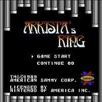 Титульный экран из Arkista's Ring