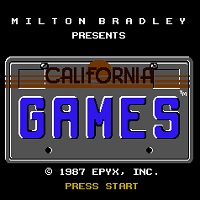 Титульный экран из California Games