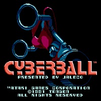 Титульный экран из Cyberball