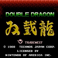 Титульный экран Double Dragon
