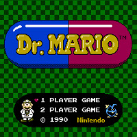 Титульный экран Dr Mario