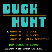 Титульный экран Duck Hunt