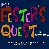 Титульный экран из Fester's Quest