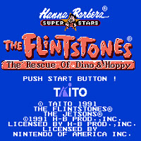Титульный экран Flintstones