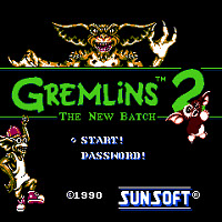 Титульный экран Gremlins 2 - The New Batch
