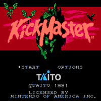 Титульный экран Kick Master