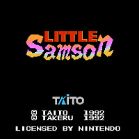 Титульный экран игры «Маленький Самсон»