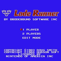 Титульный экран Lode Runner