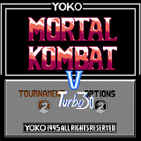 Титульный экран Mortal Kombat (V1996)
