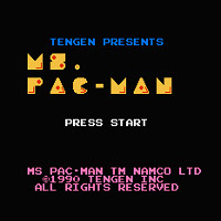 Титульный экран Ms Pac-Man