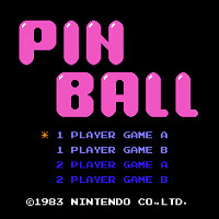 Титульный экран Pinball