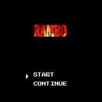Титульный экран Rambo