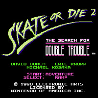Основной экран «Скейт или смерть 2»